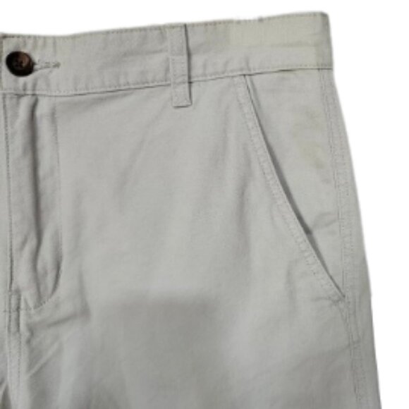 Faded Glory Flat Front Tan Chino Shorts - Mens 36 - Picture 3 of 6